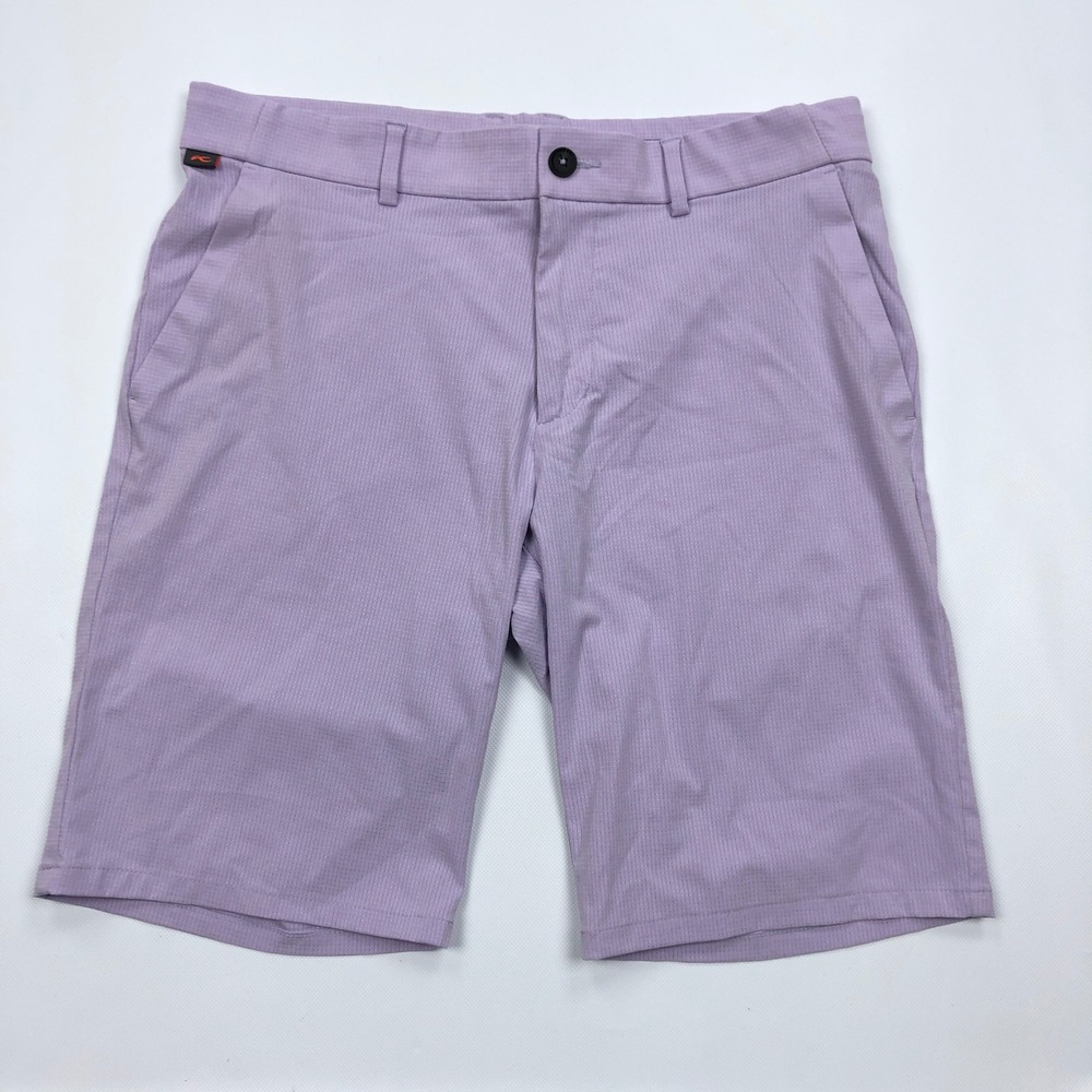 KJUS Men Trade Wind Shorts 10 Inseam Lavender Purple Golf Size 33